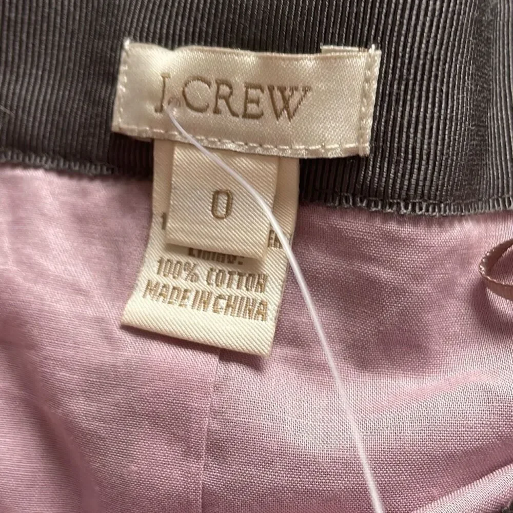 NWT J. Crew Lavender Tulle Rose Mini Skirt - Size 0